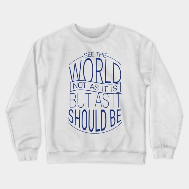 See The World #2 Crewneck Sweatshirt by byebyesally